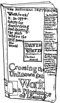 Drawing of “Crossing the Unknown Sea: Work as a Pilgrimage of Identity”