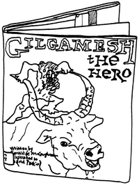 Drawing of “Gilgamesh the Hero”