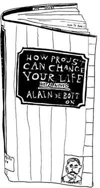 Drawing of “How Proust Can Change Your Life”