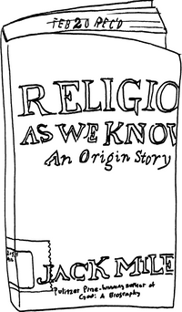 Drawing of “Religion As We Know It: An Origin Story”