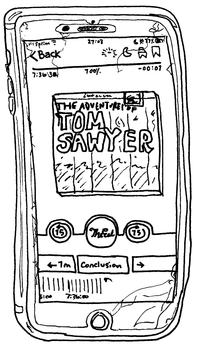 Drawing of “The Adventures of Tom Sawyer”